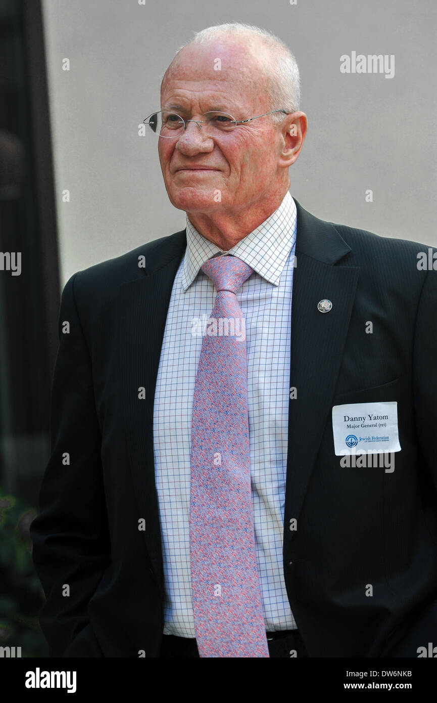 Former Israeli Mossad Director, Major General (ret) Danny Yatom Stock ...