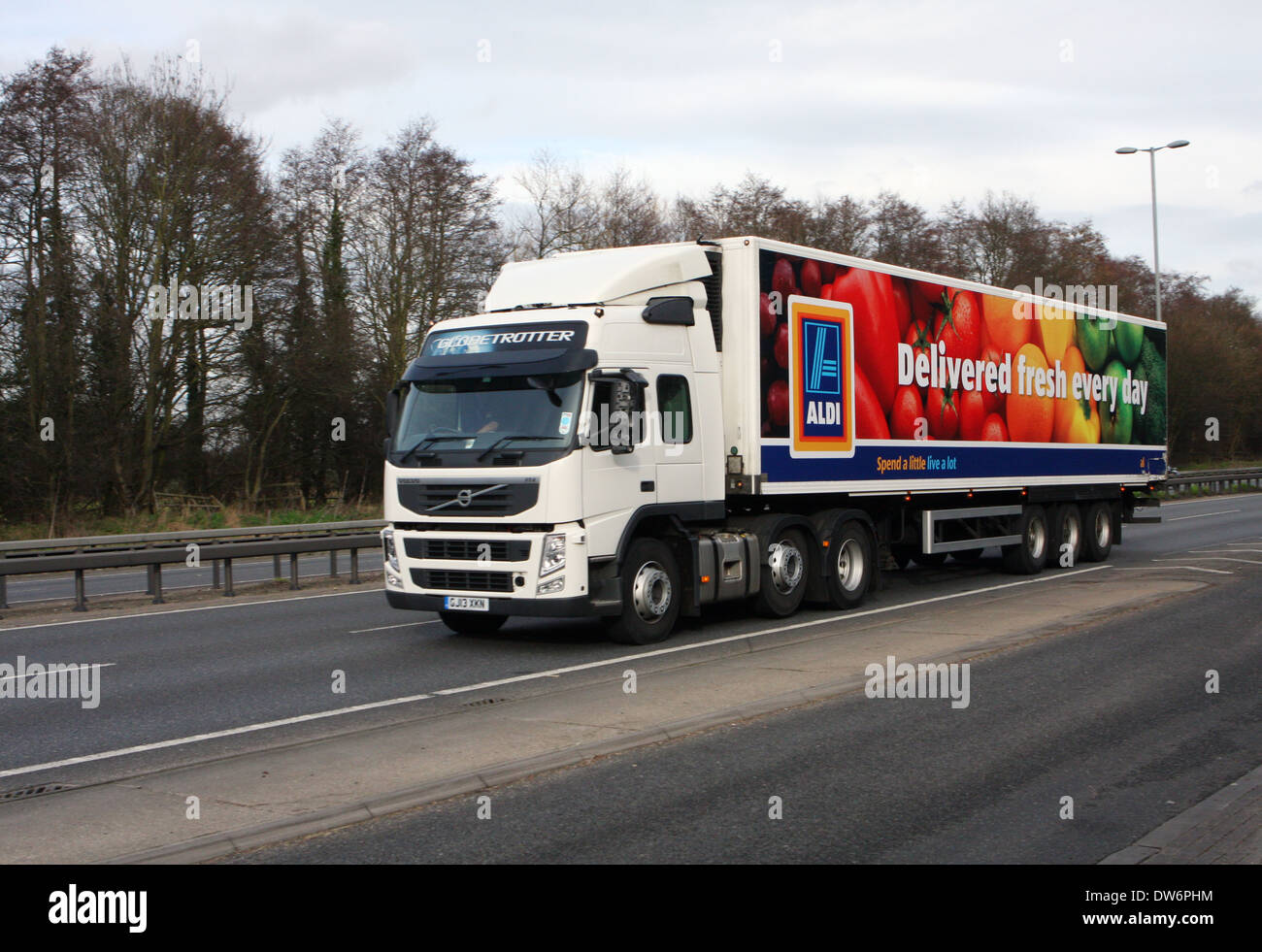 Aldi delivery truck hires stock photography and images Alamy