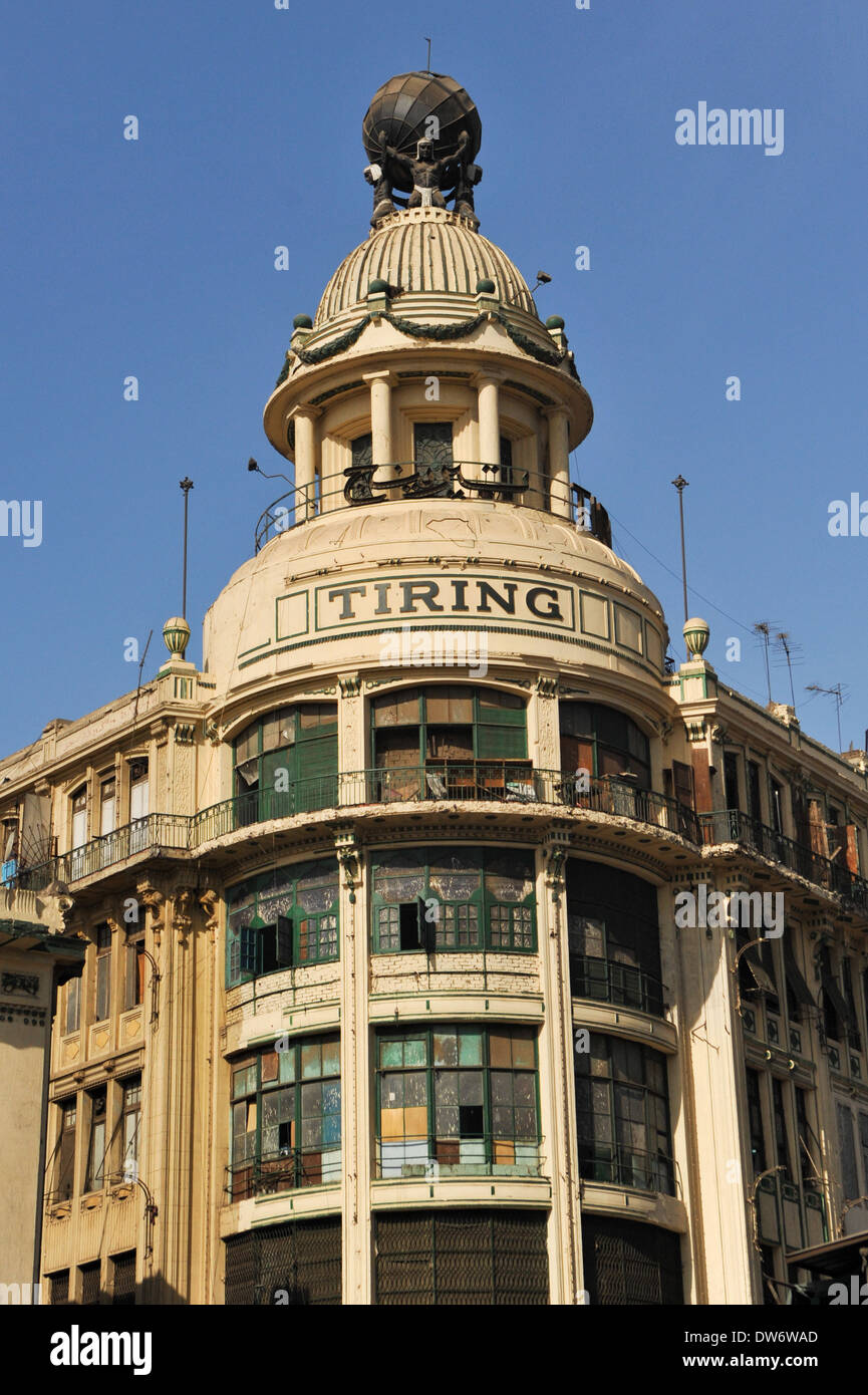 Facade of the former Tiring Department Store in Midan Ataba in Cairo