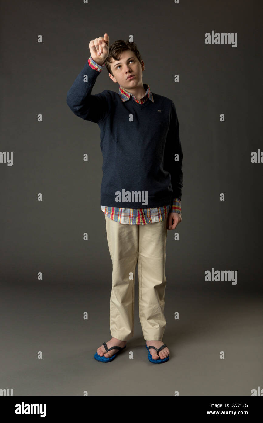 Portrait of child prodigy Jacob Barnett Stock Photo - Alamy