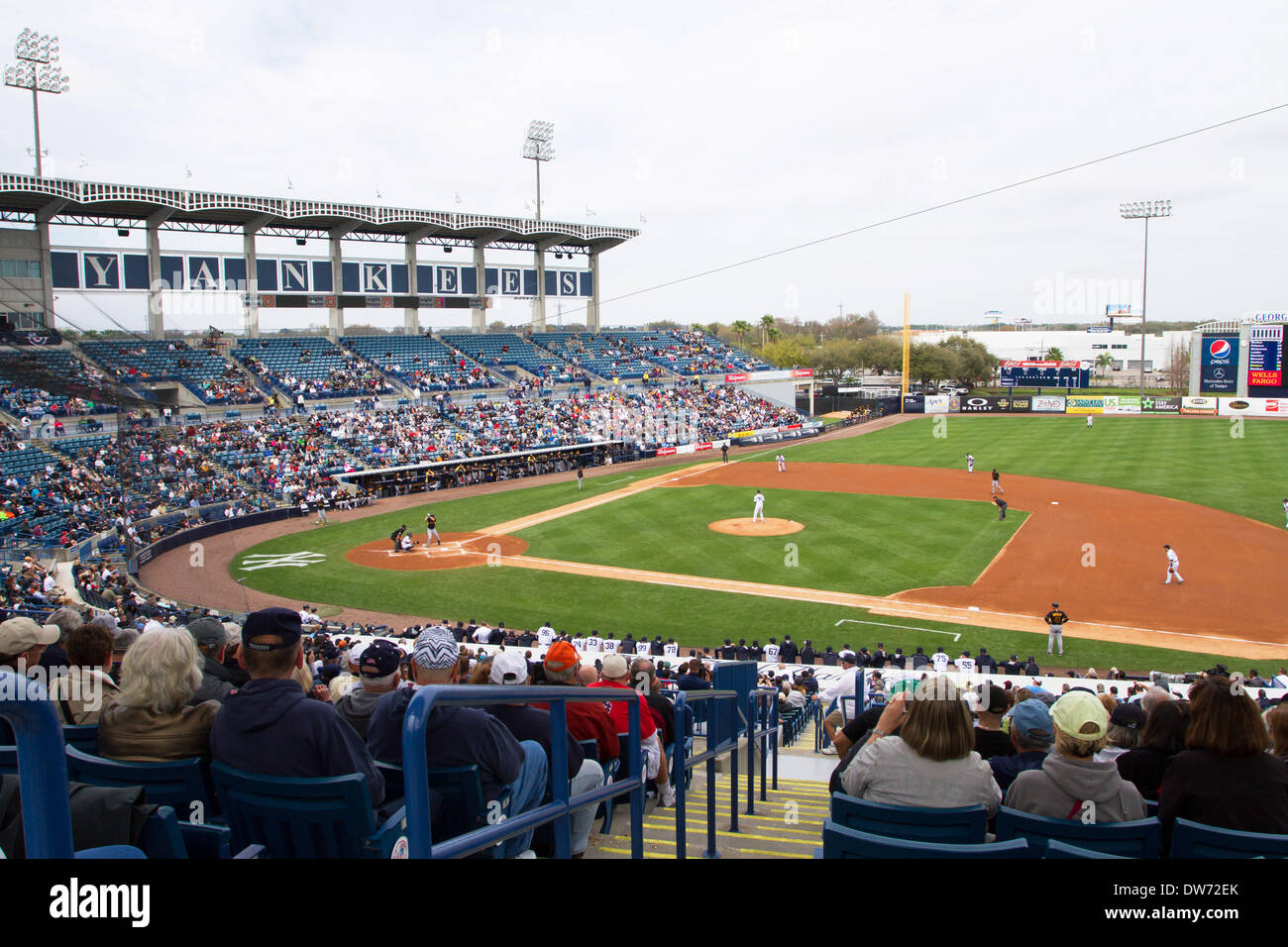 Tampa, Florida, USA. 27th Feb, 2014. M. Steinbrenner Field MLB