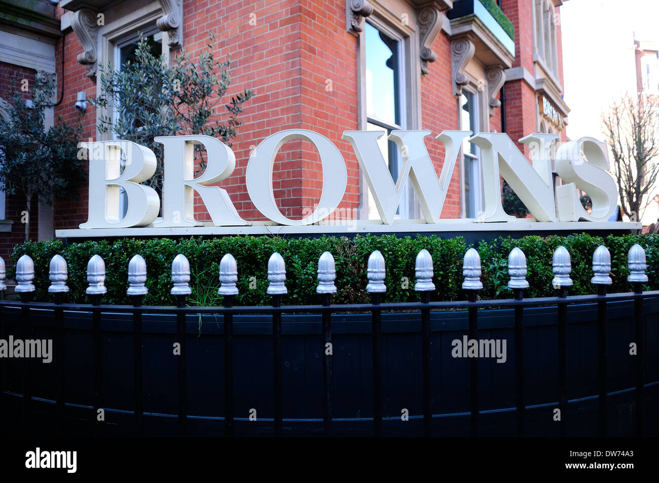 Browns Restaurant ,Nottingham,UK Stock Photo - Alamy