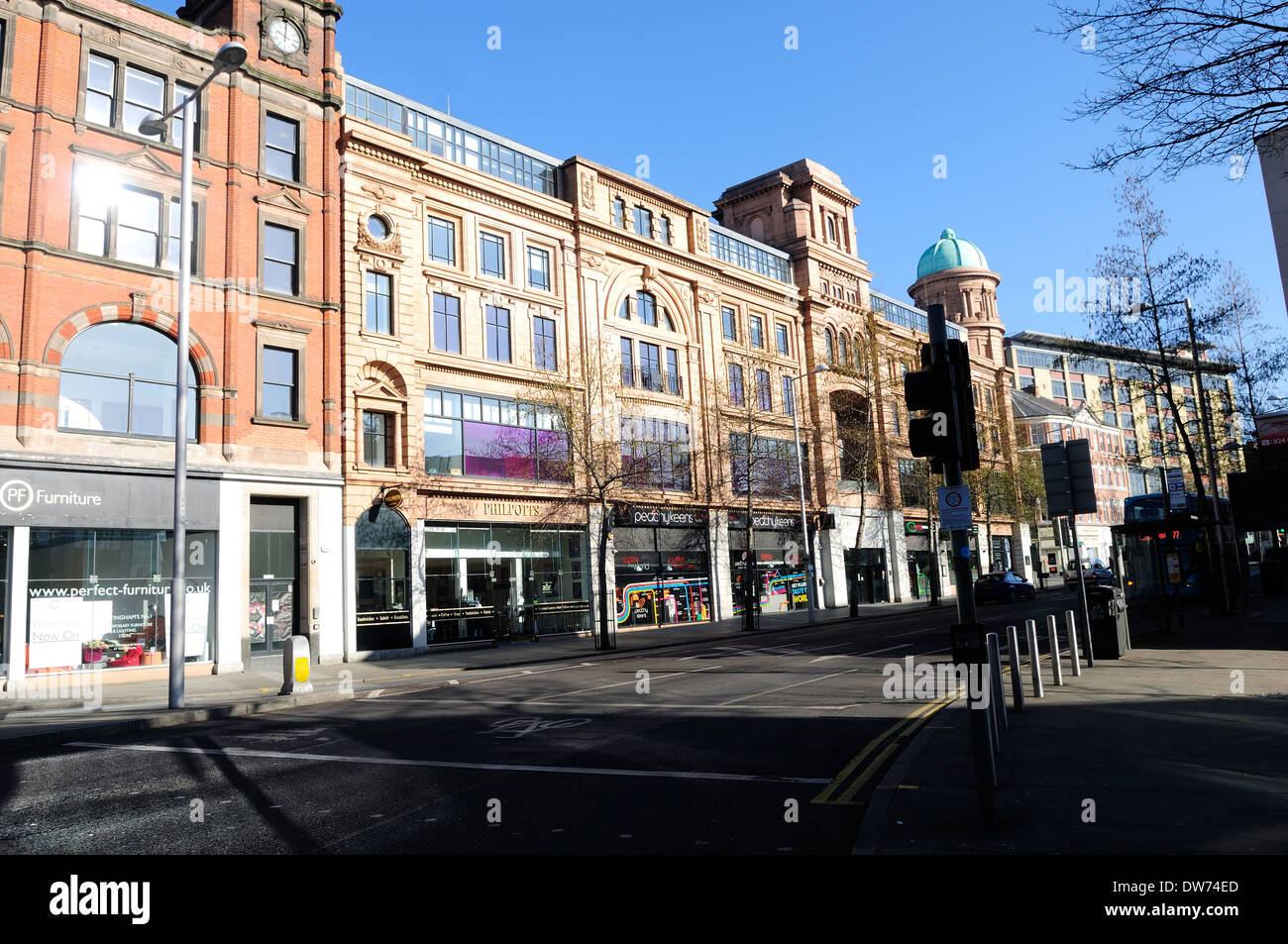 Upper Parliament Street ,Nottingham,UK. Stock Photo