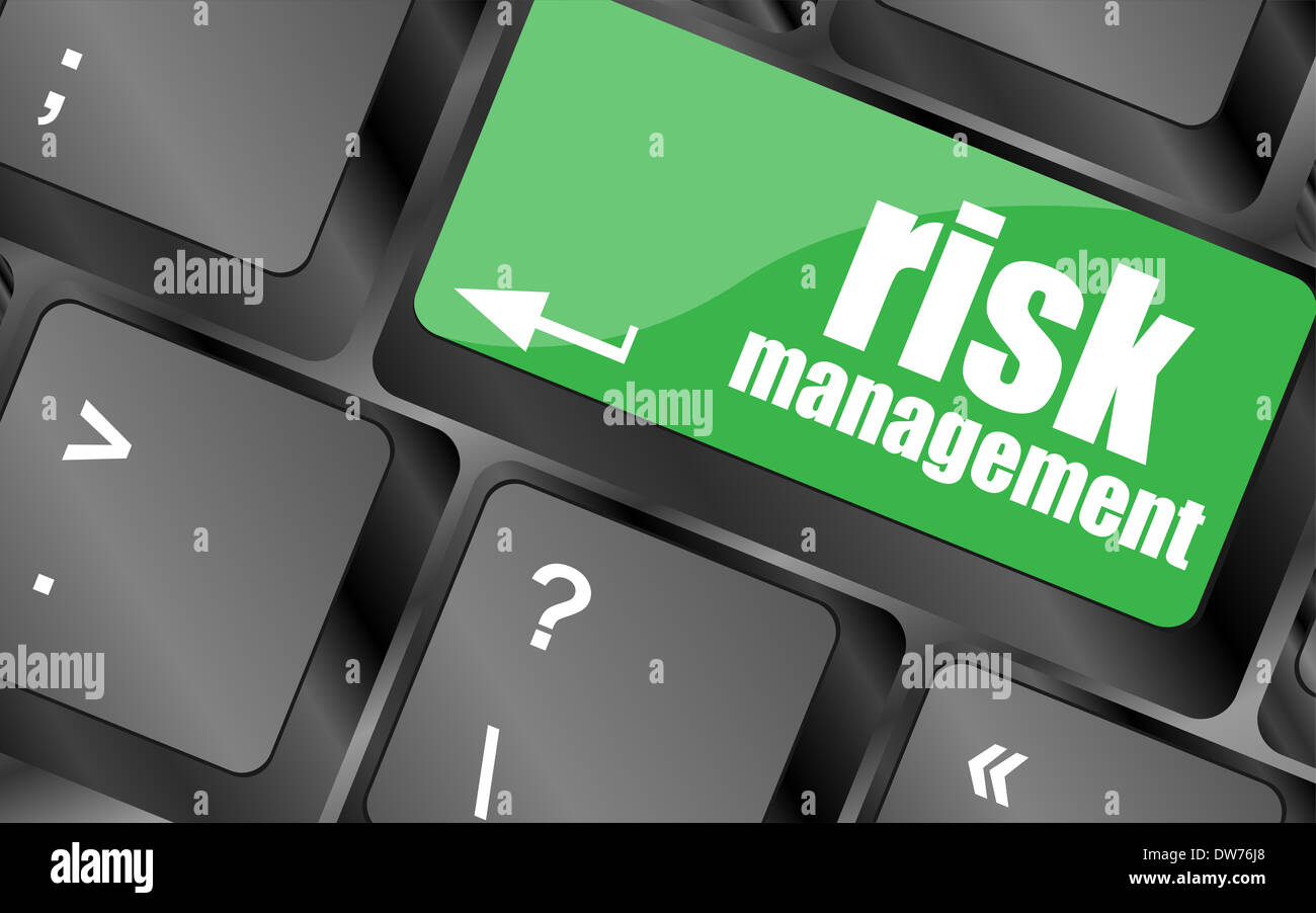 Simulate Button Risk Keyboard with risk management button, internet concept Stock Photo - Alamy