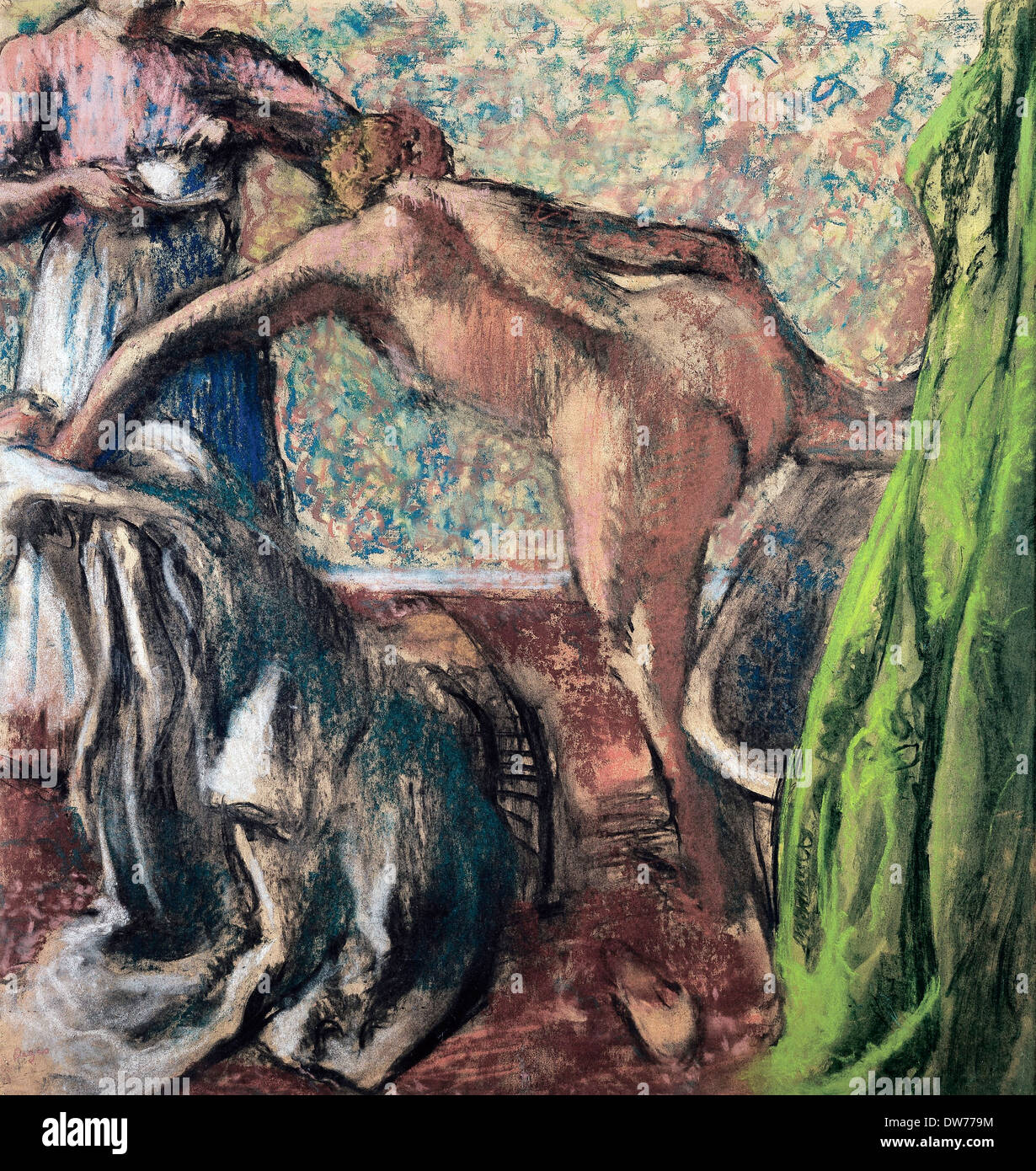 Edgar degas after the bath hi-res stock photography and images - Alamy