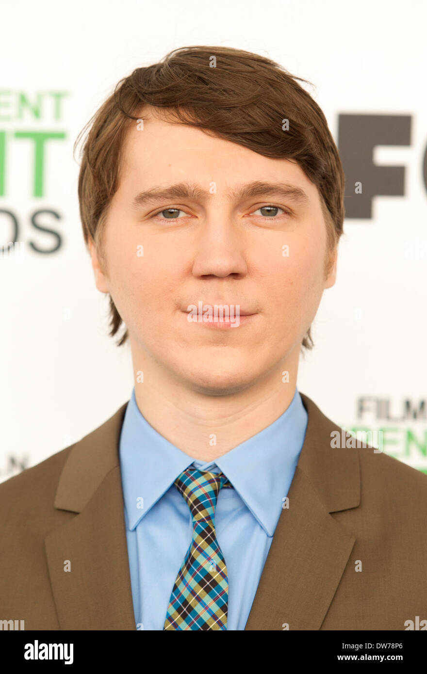 PAUL DANO 2014 INDEPENDENT SPIRIT AWARDS SANTA MONICA  USA 01 March 2014 Stock Photo