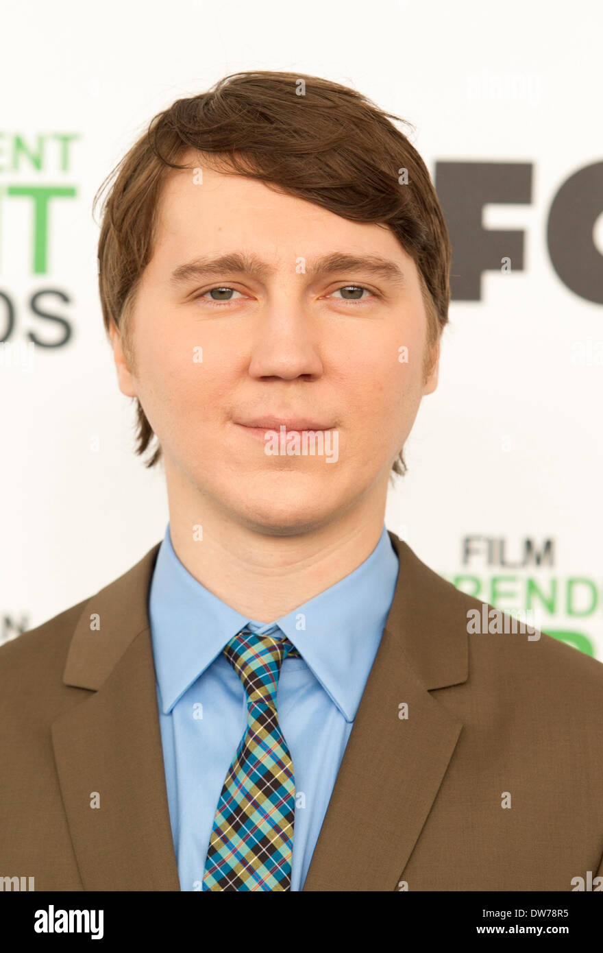 PAUL DANO 2014 INDEPENDENT SPIRIT AWARDS SANTA MONICA  USA 01 March 2014 Stock Photo