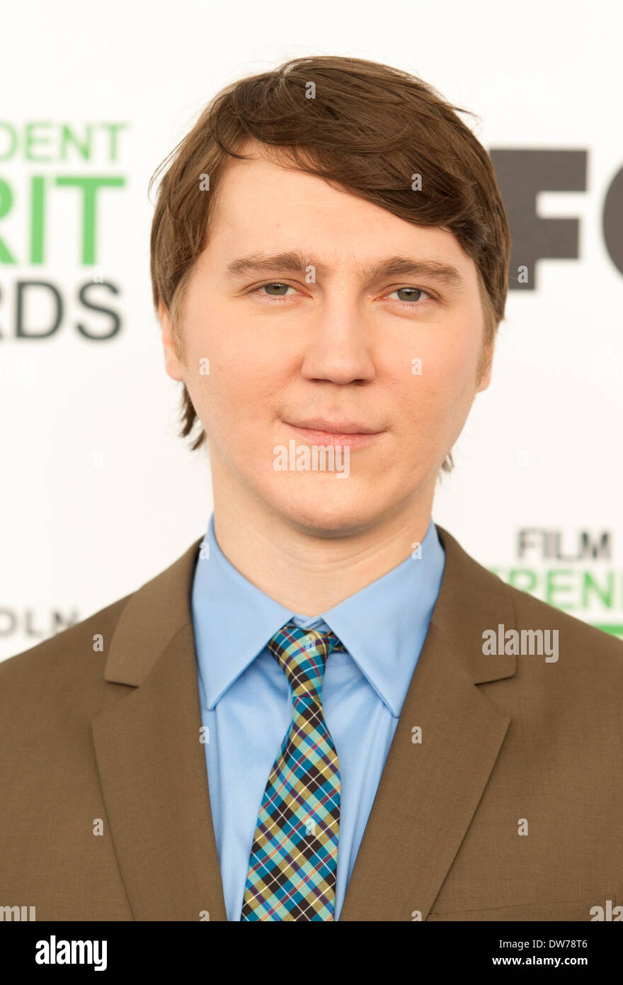 PAUL DANO 2014 INDEPENDENT SPIRIT AWARDS SANTA MONICA  USA 01 March 2014 Stock Photo