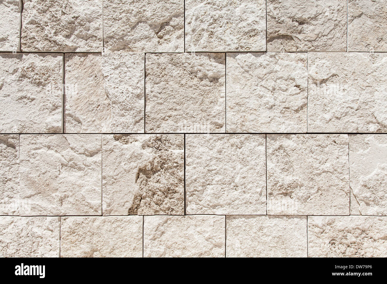 Travertino Marble on this white wall background Stock Photo