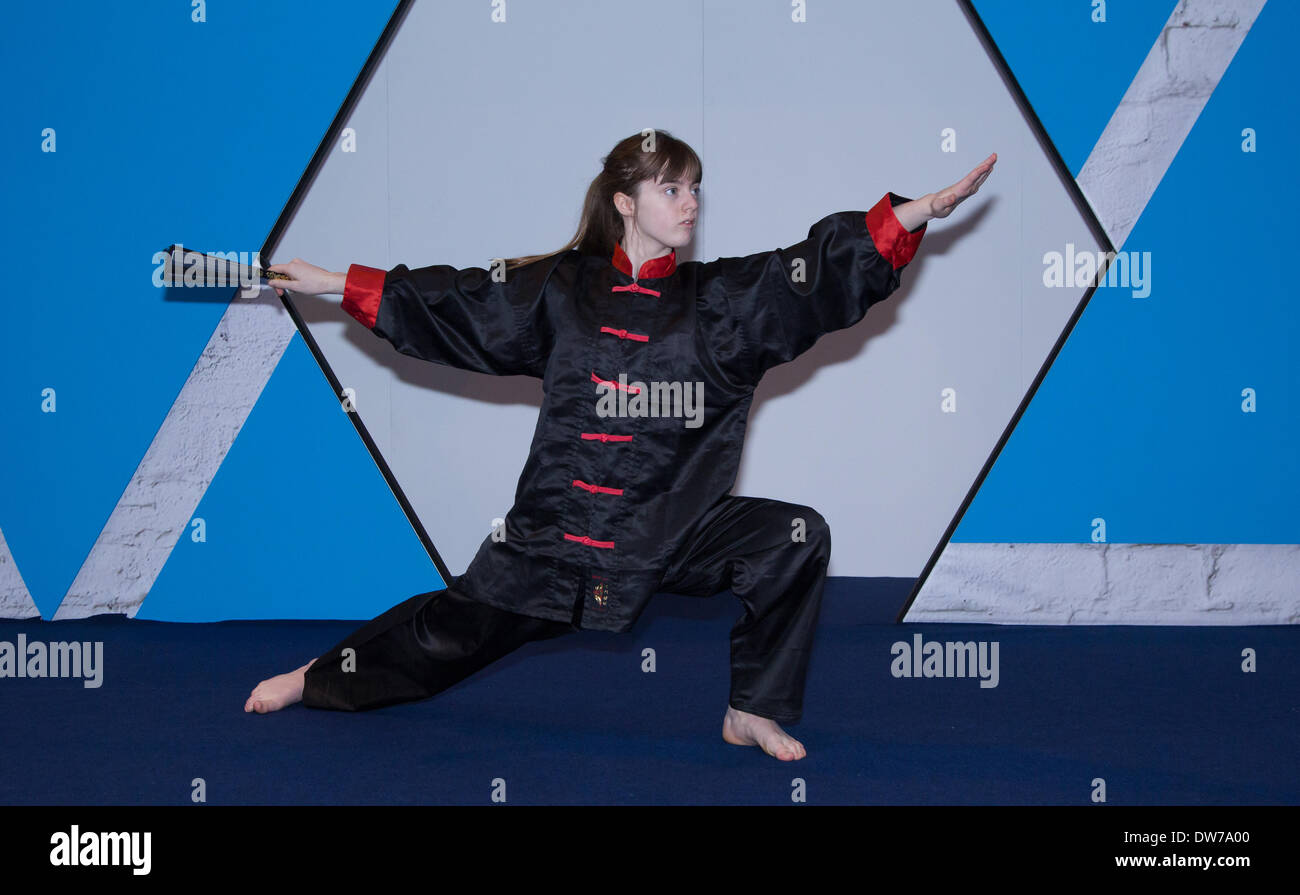 Martial Arts display at the photography show at the NEC in Birmingham