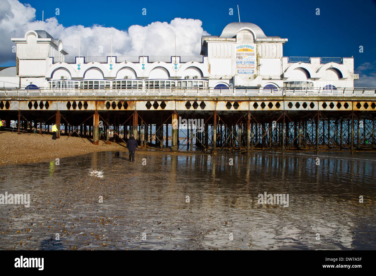 South Parade Pier Portsmouth Stock Photo