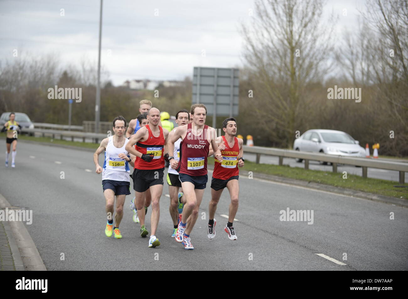 Reading half marathon 2014 Stock Photo Alamy