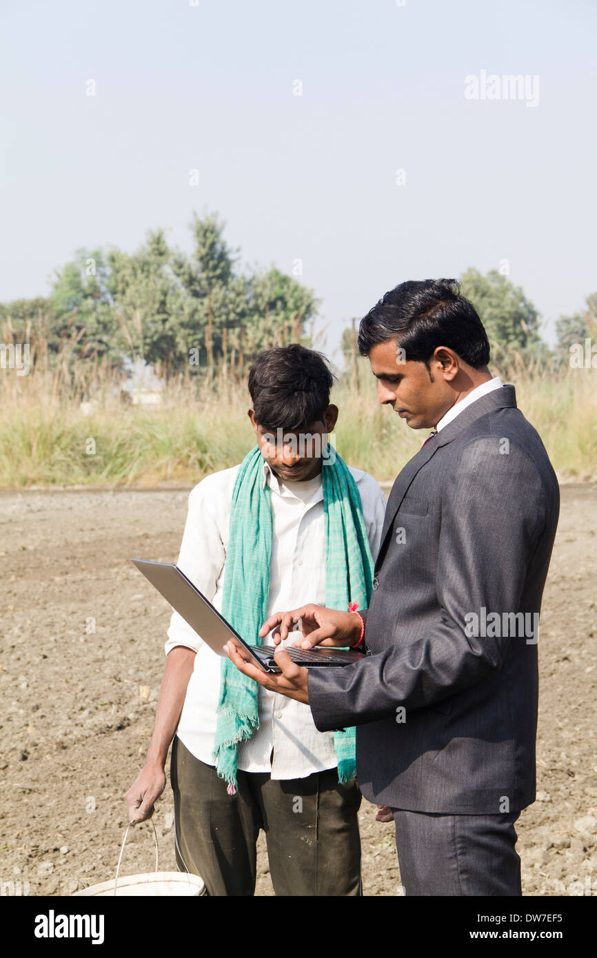 Indian farmer standing in soil hi-res stock photography and images - Alamy