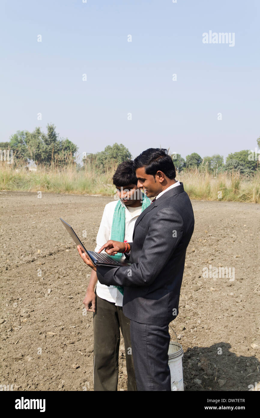 Indian farmer standing in soil hi-res stock photography and images - Alamy