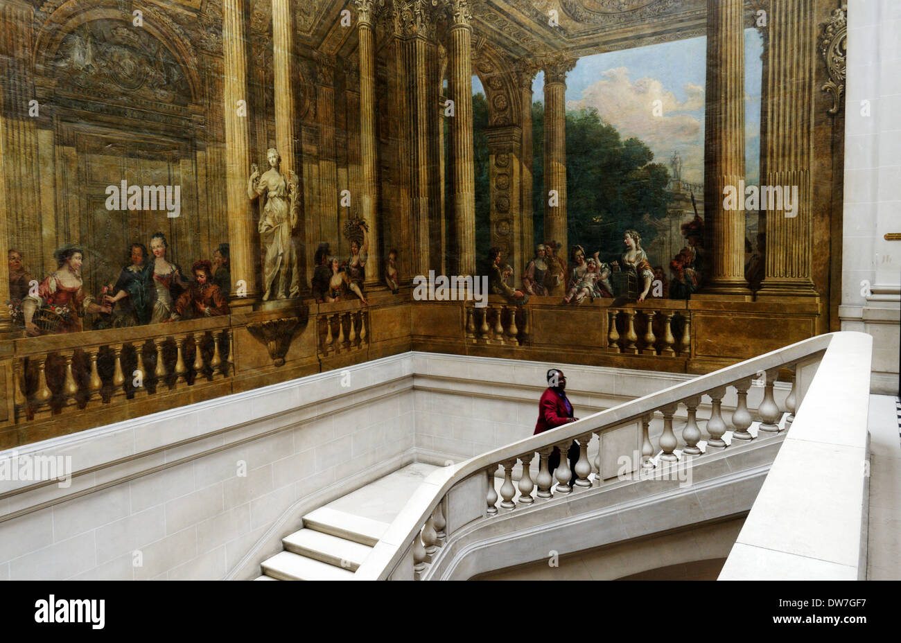 Inside the Musee Carnavalet, in the Marais area of Paris Stock Photo