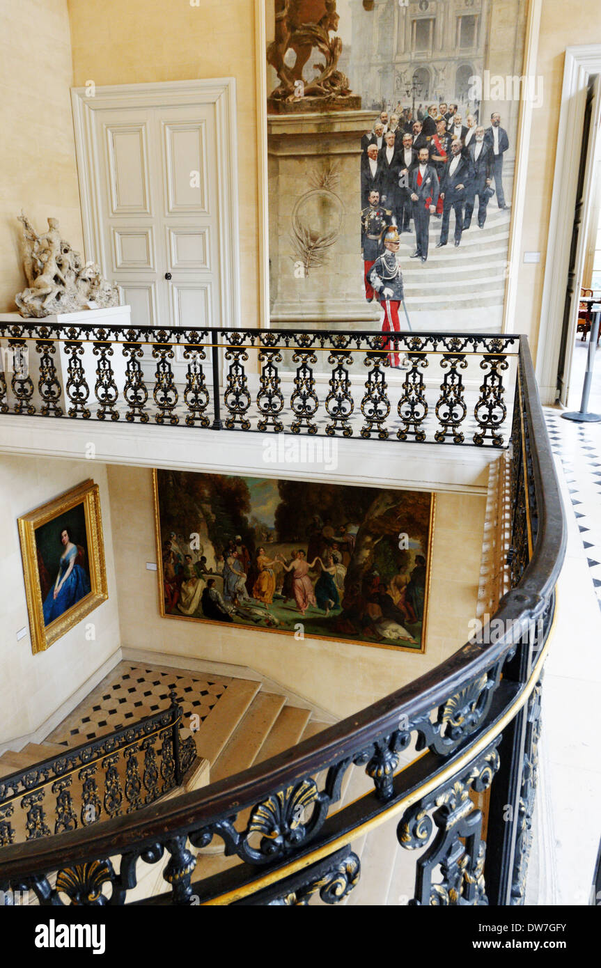 Inside the Musee Carnavalet, in the Marais area of Paris Stock Photo