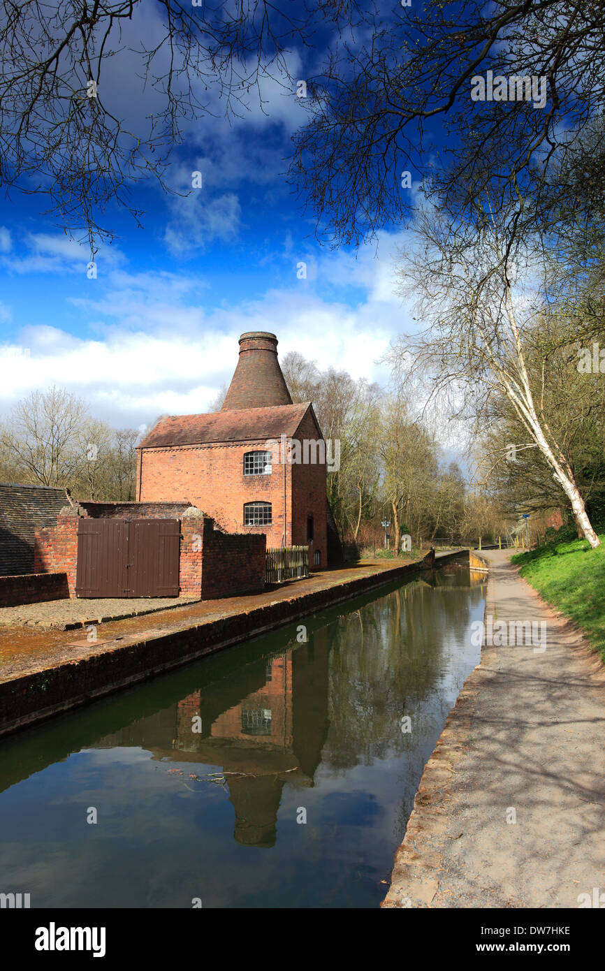 Coalport China Museum, Ironbridge town, Coalbrookdale, Shropshire Stock