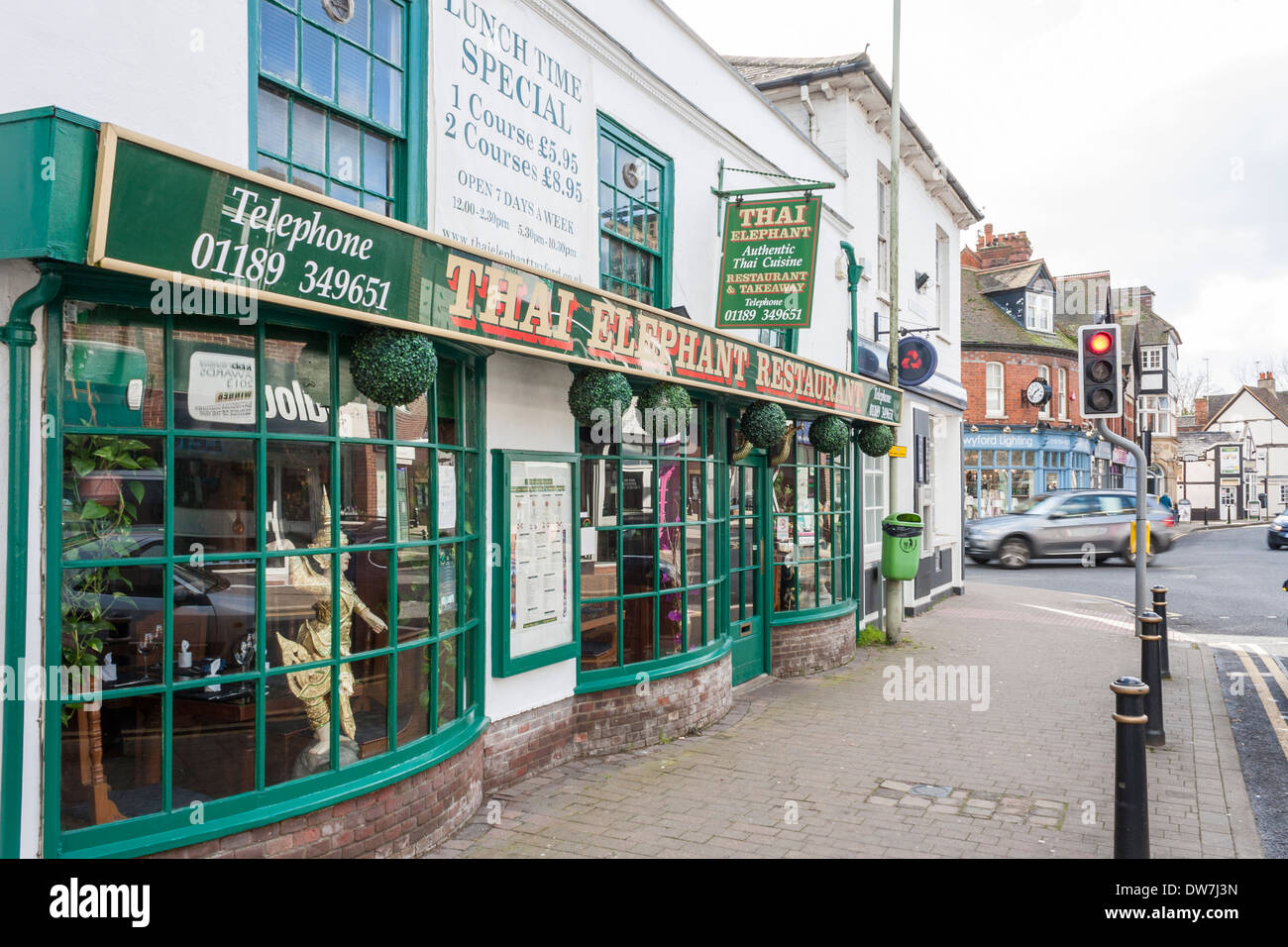 Thai Elephant Restaurant, Twyford, Berkshire, England, GB, UK. Stock Photo