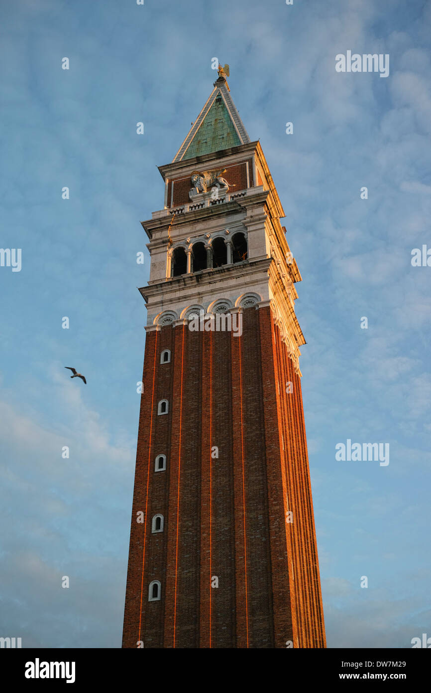 San Marco Campanile (built 1912), Venice, Italy Stock Photo