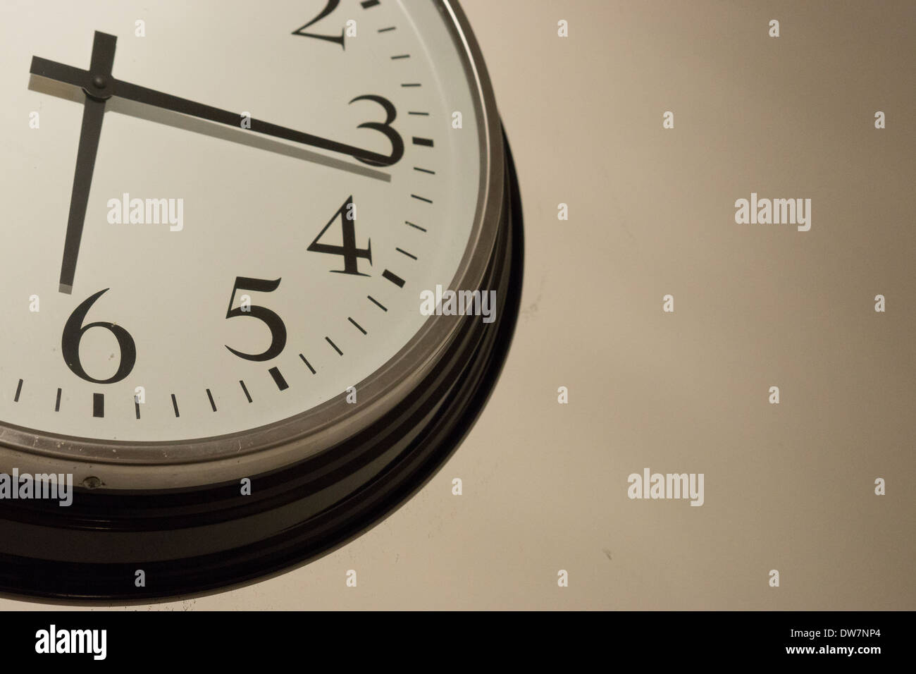 clock time analog ticking tick hands dial face Stock Photo Alamy