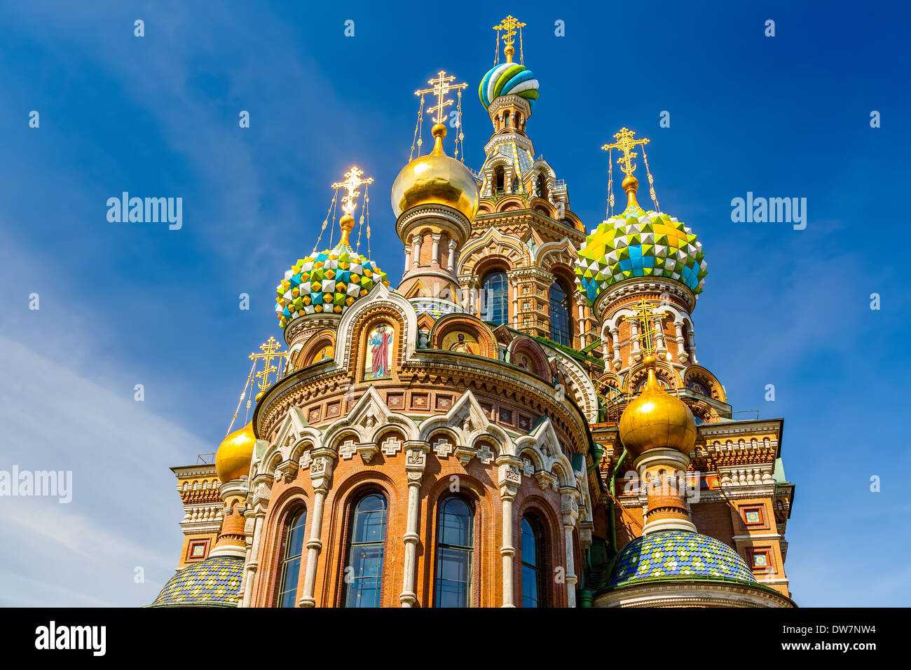 Church of the Savior on Spilled Blood Stock Photo