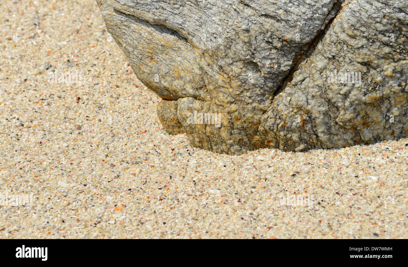 Sand beach rocks beautiful pattern and texture Stock Photo - Alamy