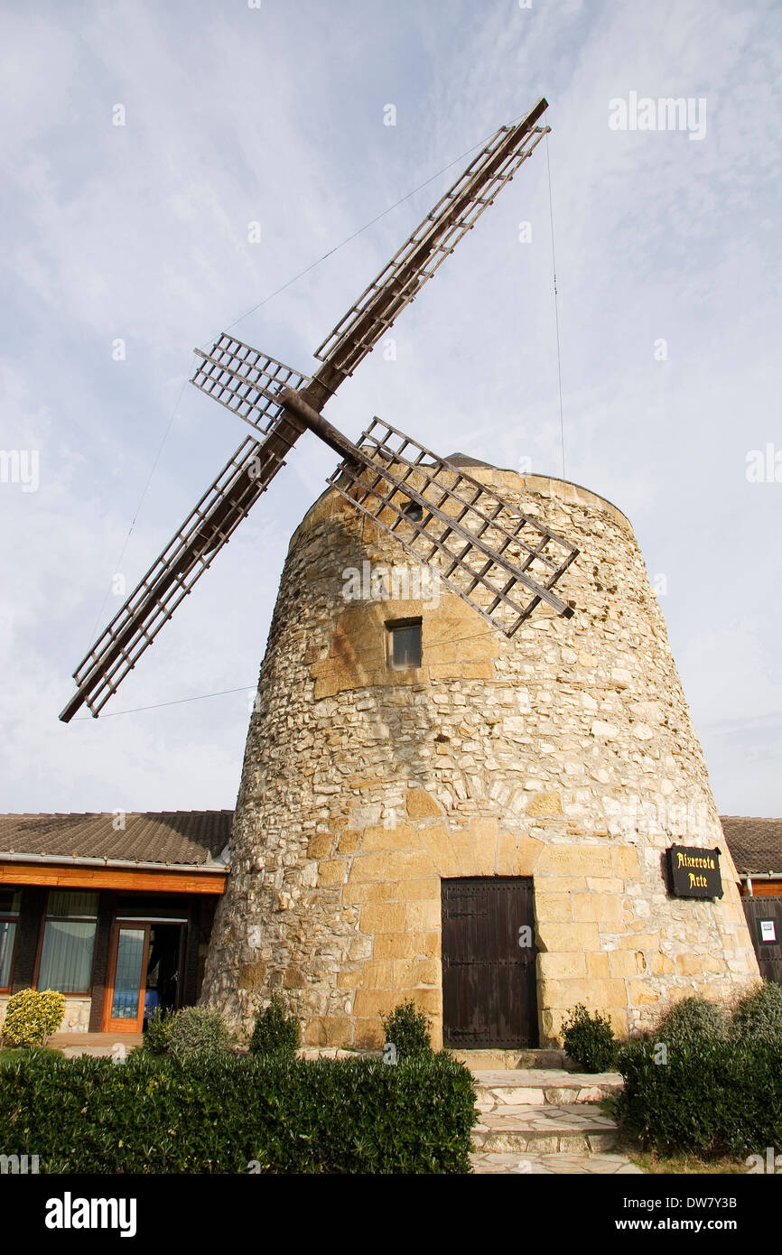 aixerrota-windmill-hi-res-stock-photography-and-images-alamy