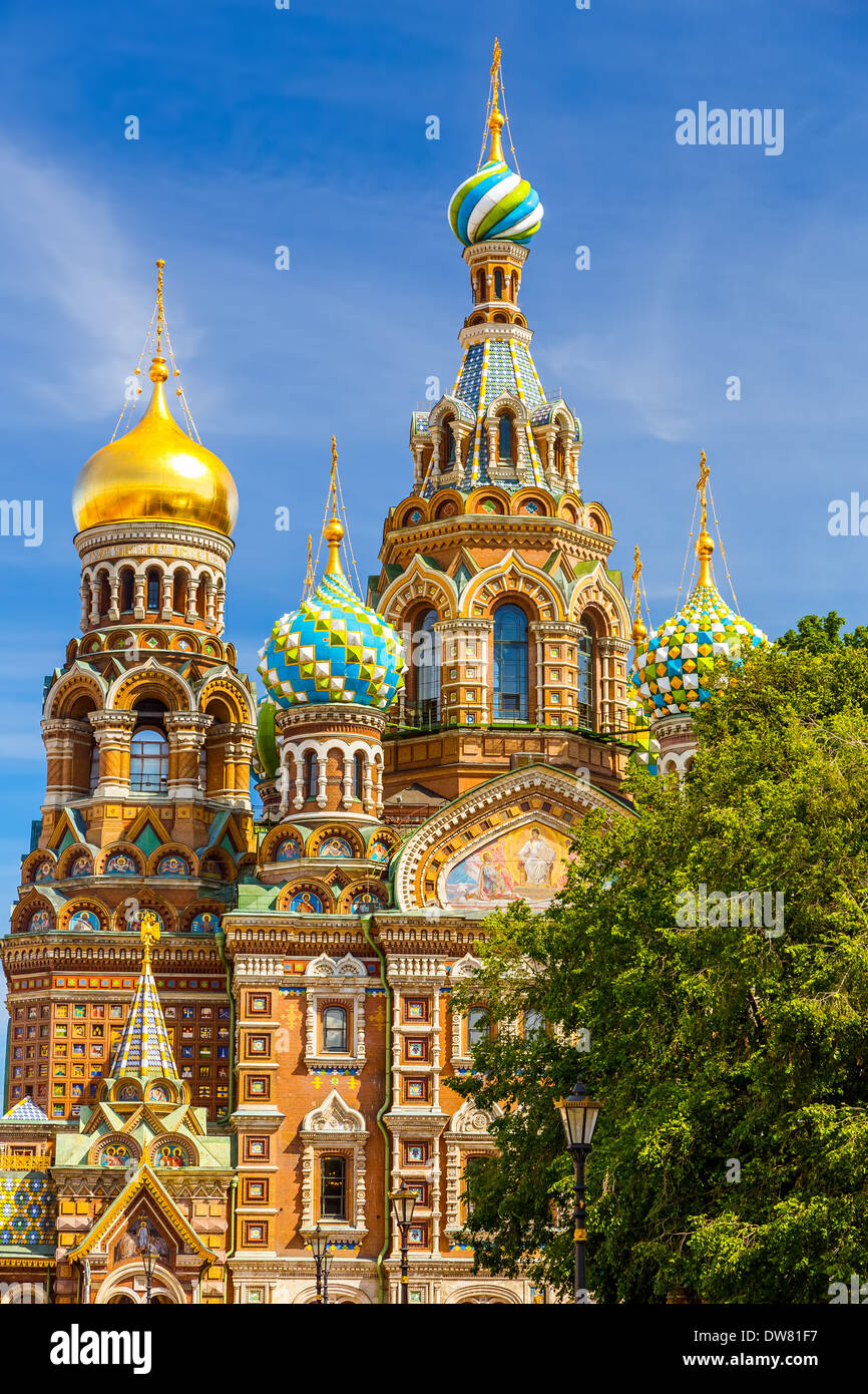 Church of the Savior on Spilled Blood Stock Photo