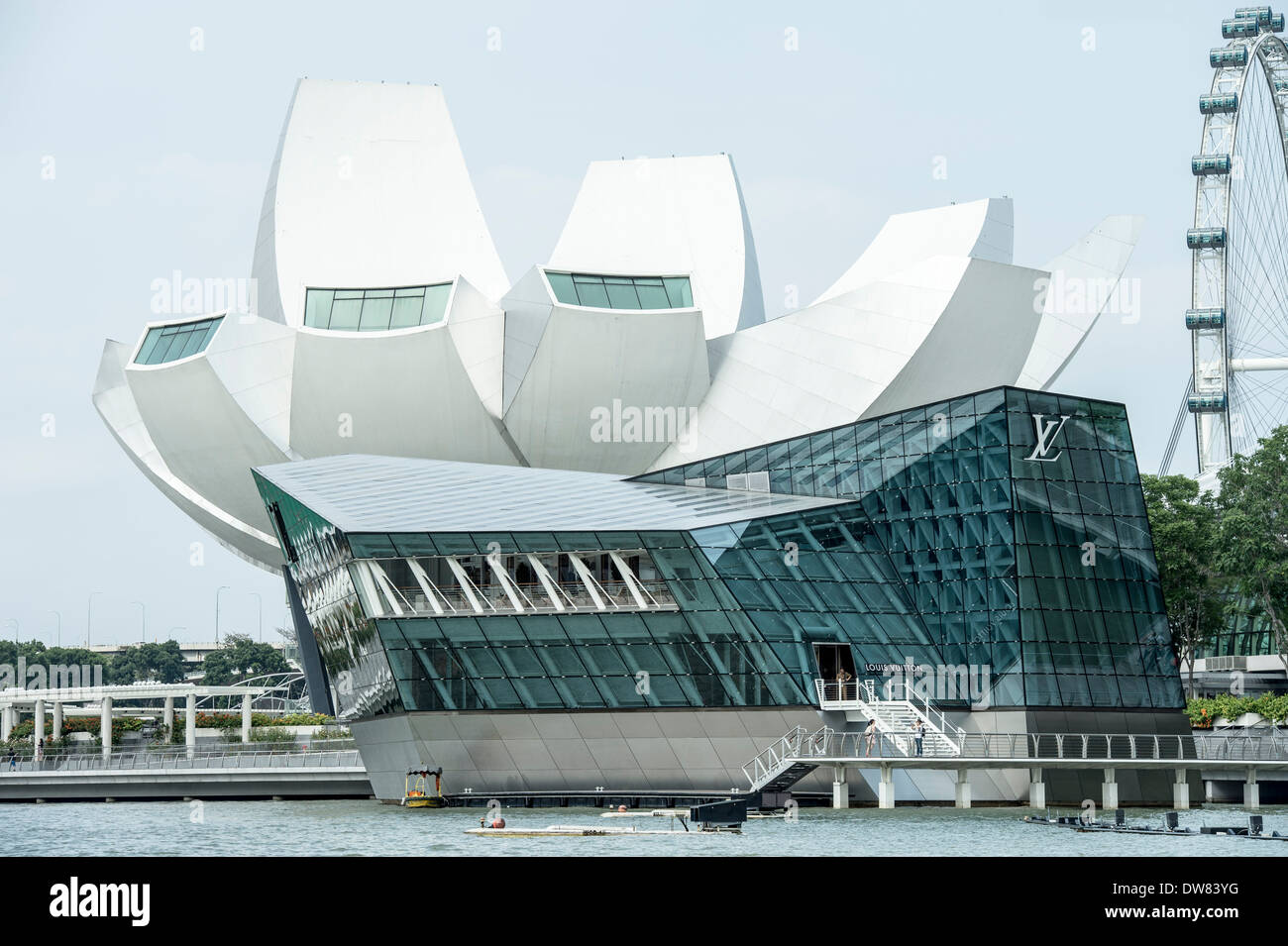 The Iconic Floating LV Store At Marina Bay Stock Photo Picture And Royalty  Free Image Image 65921999