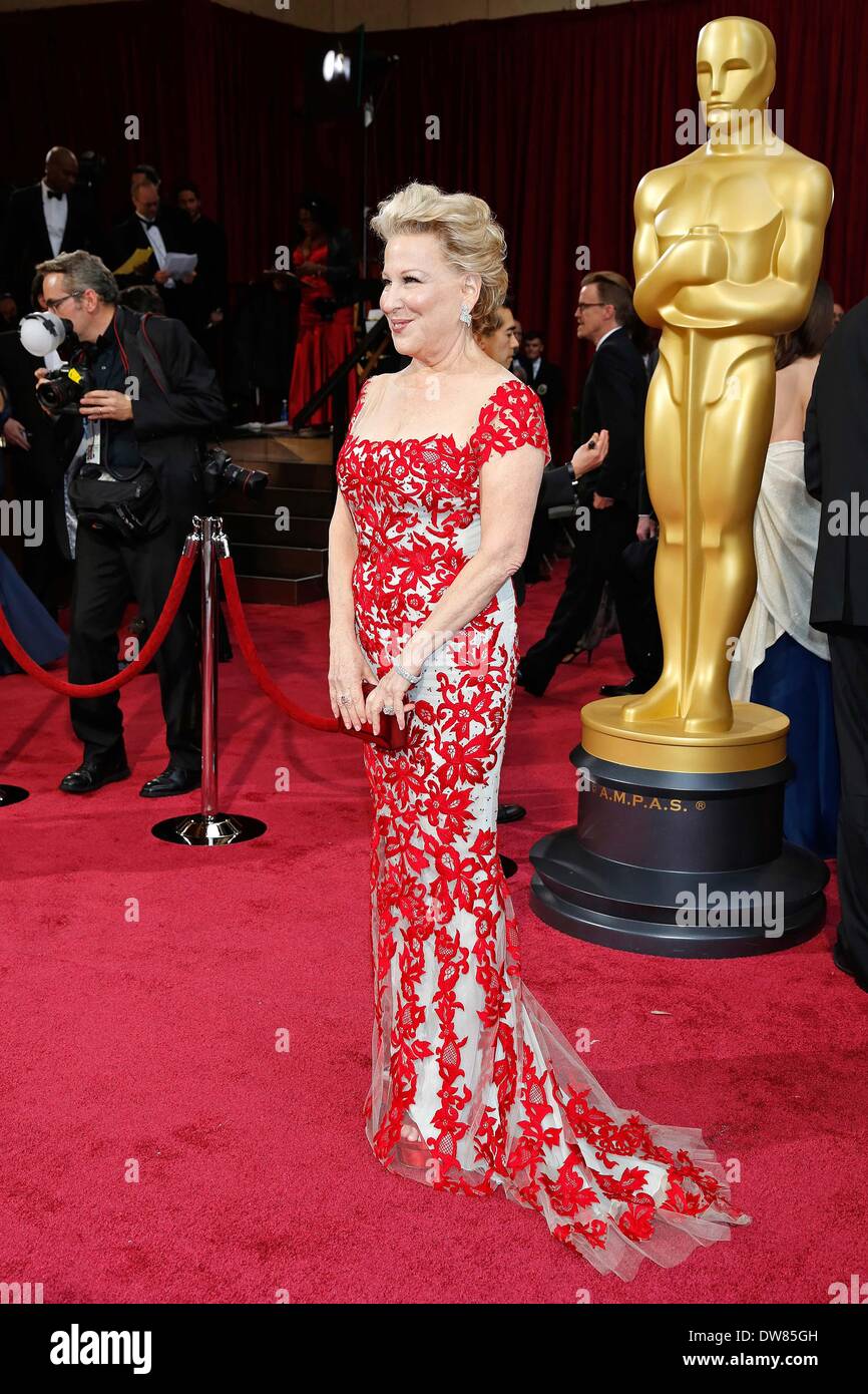 March 3, 2014 - Hollywood, CA, USA - Bette Midler.86th Academy Awards