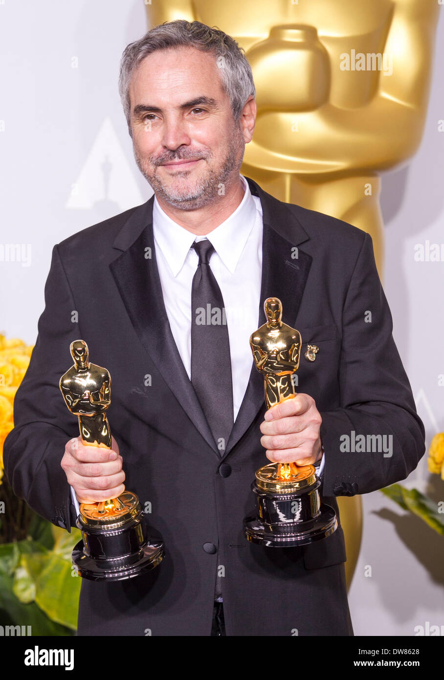 ALFONSO CUARON 86TH ANNUAL ACADEMY AWARDS PRESSROOM LOS ANGELES USA 02