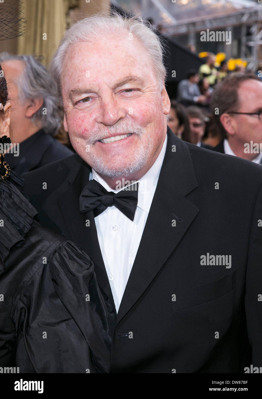 STACY KEACH 86TH ANNUAL ACADEMY AWARDS RED CARPET LOS ANGELES  USA 02 March 2014 Stock Photo