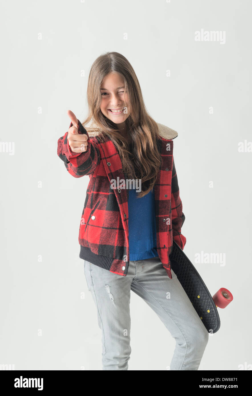 Happy studio hi-res stock photography and images - Alamy
