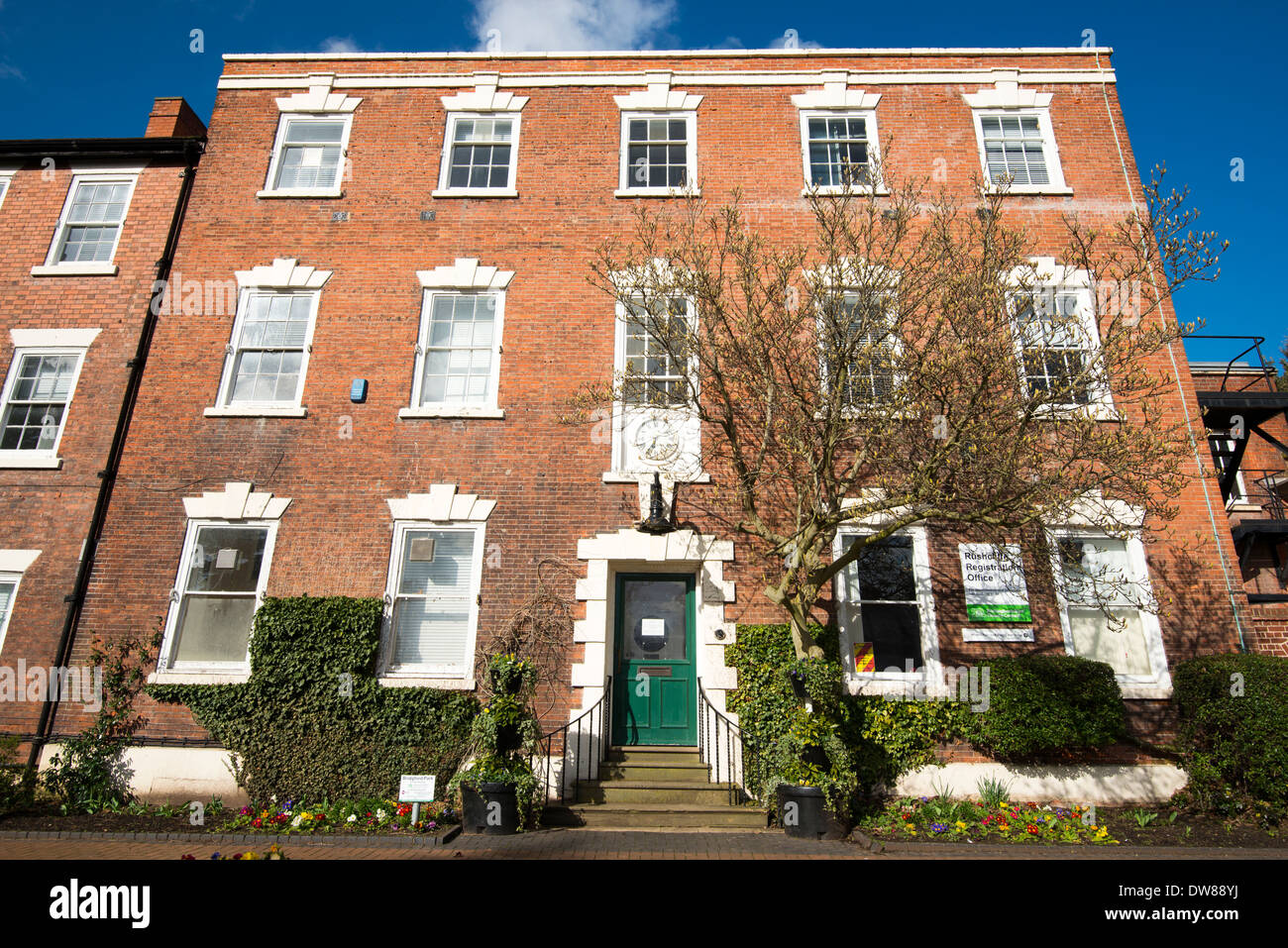 The Hall in Bridgford Park, West Bridgford Nottingham England UK Stock