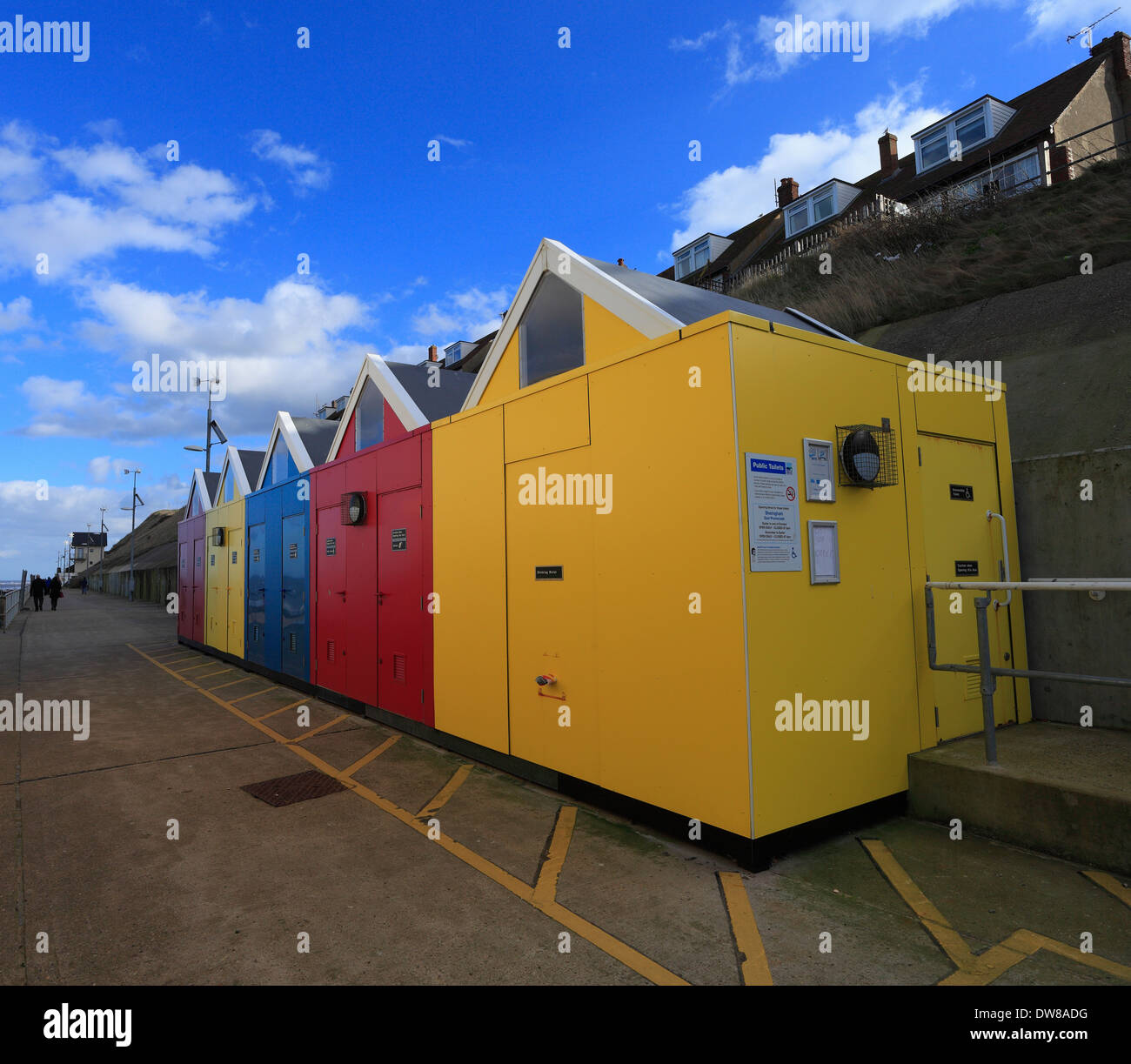 Public conveniences at East Promenade Sheringham, Norfolk, England, UK