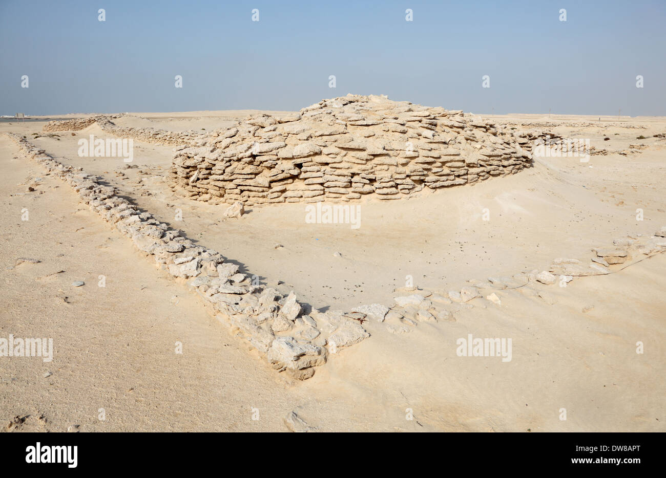 The Zekreet Fort Ruins in Qatar, Middle East Stock Photo