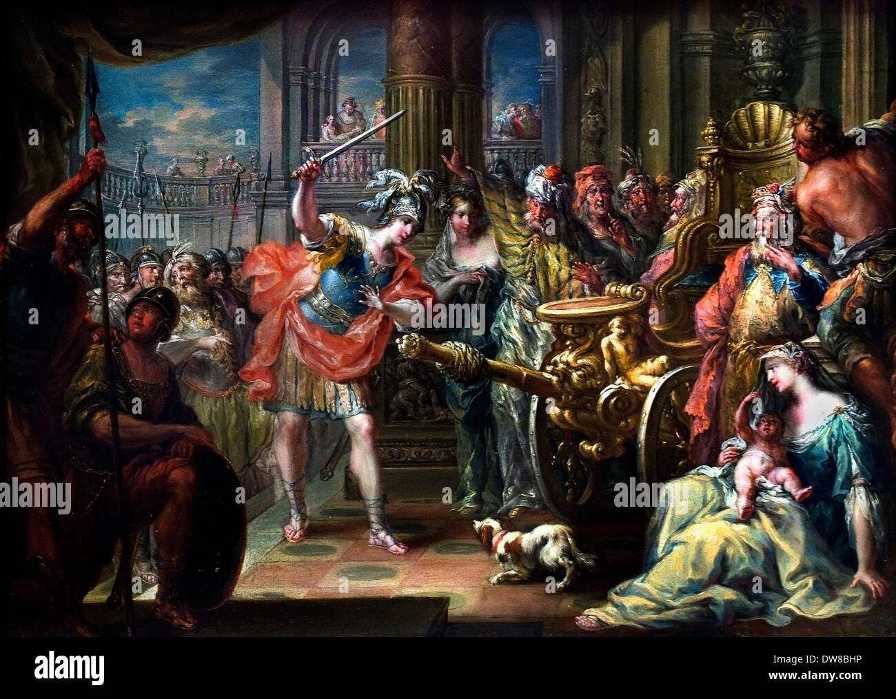 Alexander the Great Zerhaut den Gordischen Knoten Chopped he Gordian