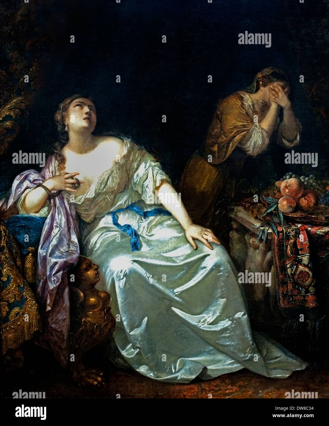 The Death of Cleopatra 1673 Caspar Netscher 1635 -1684 Dutch