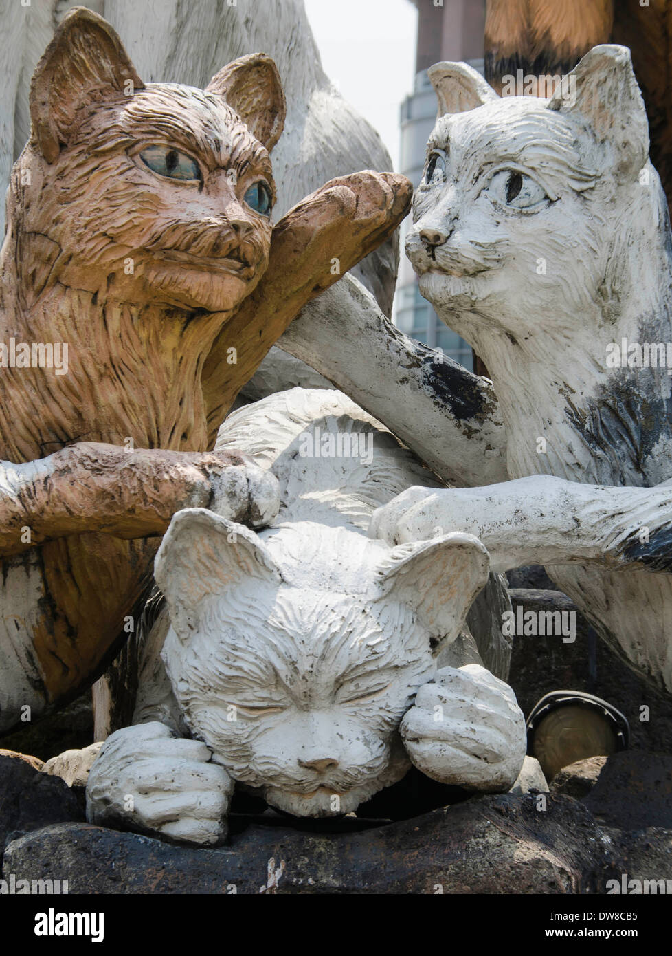 Cat Cats Statue Stone High Resolution Stock Photography and Images