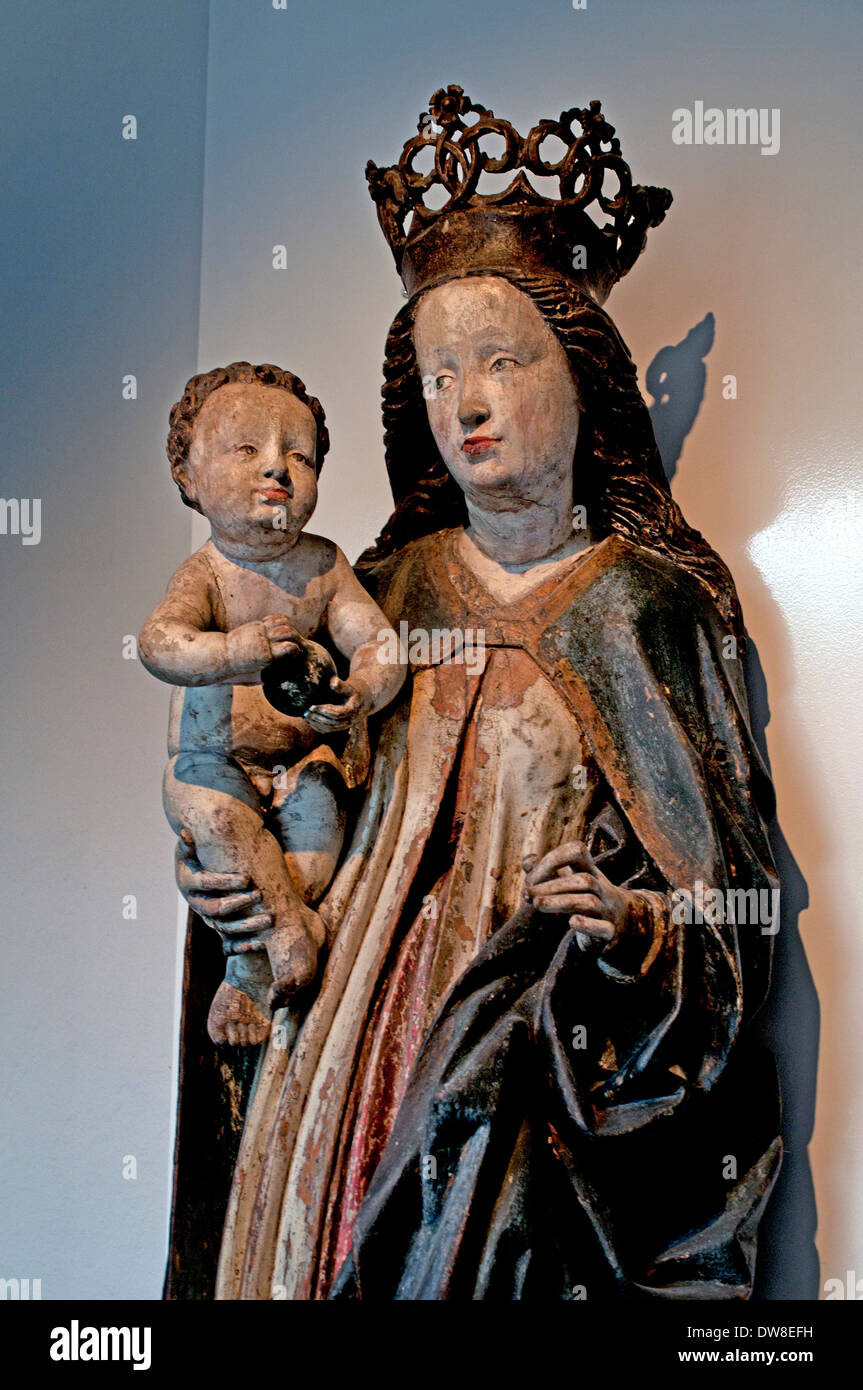 Virgin and Child 1520 Bavaria German Germany Stock Photo