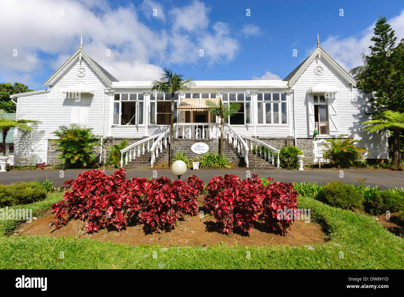 Colonial House near Curepipe Mauritius Stock Photo Alamy