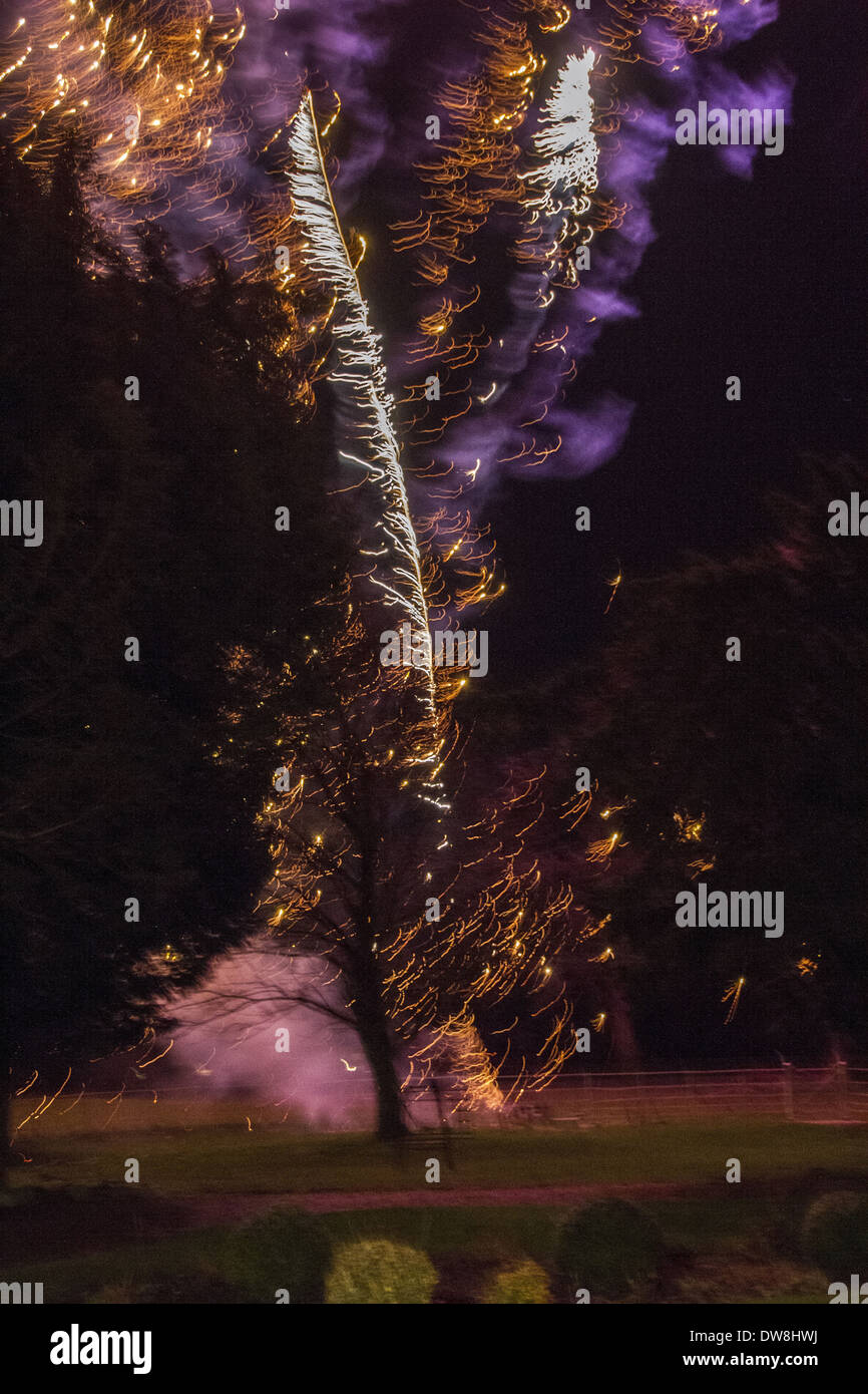 November 5th firework display Stock Photo