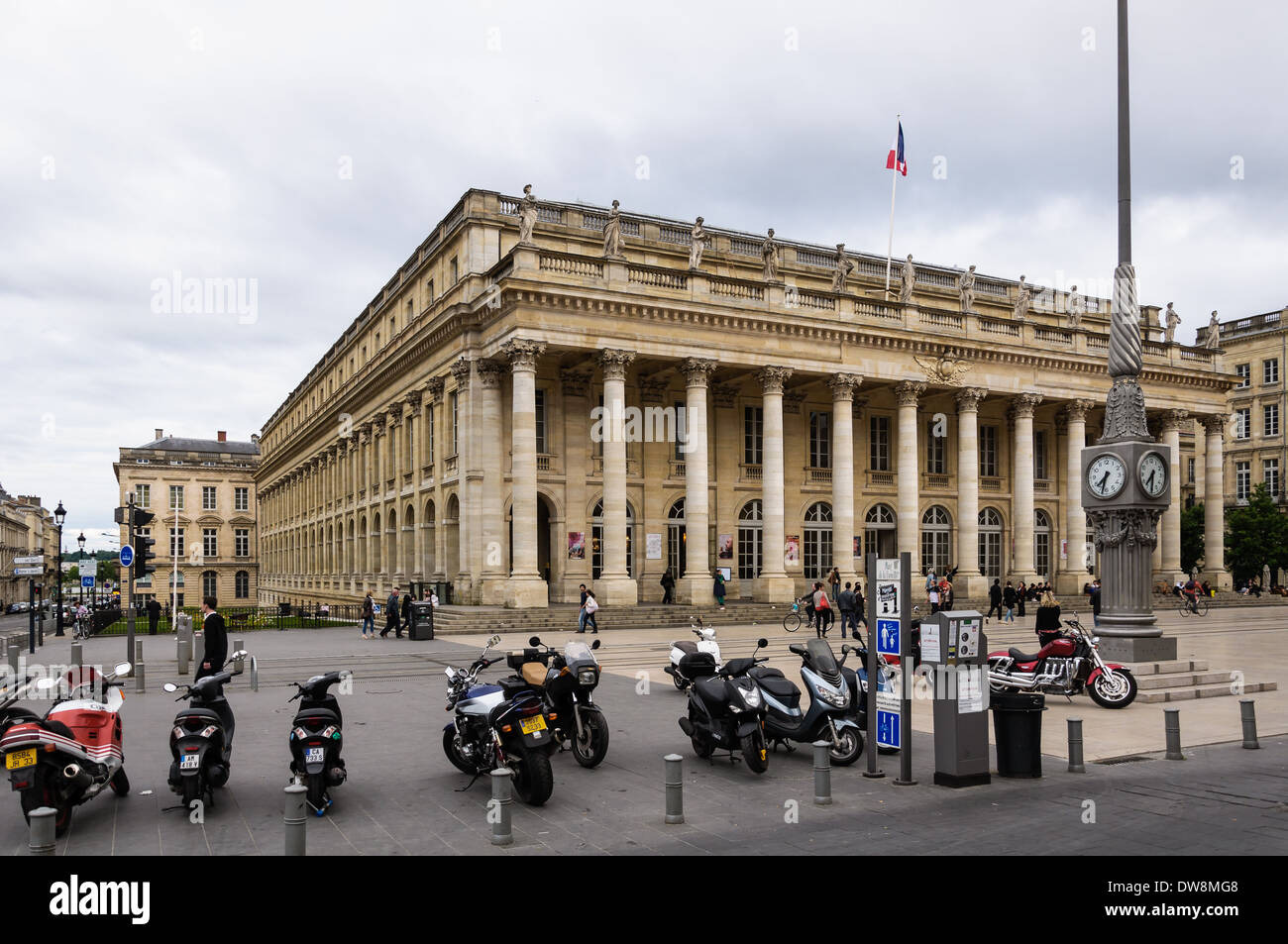 Grand Theatre - Bordeaux, France. Stock Photo