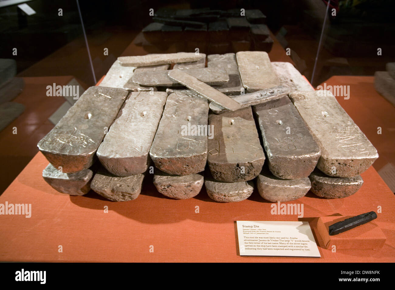 Gold & silver bars on display at Mel Fisher Maritime Museum, Key West ...