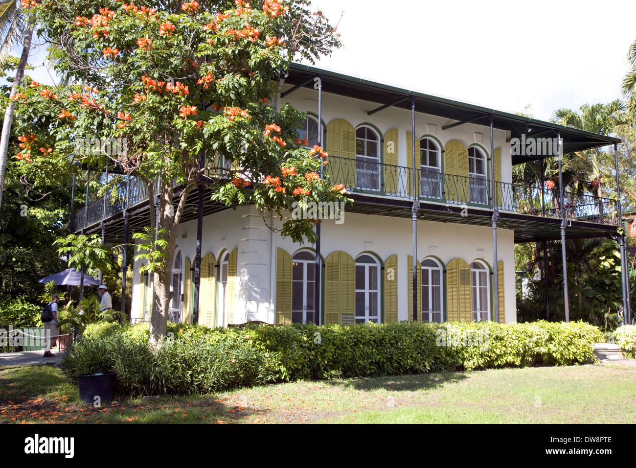 The Ernest Hemingway Home & Museum, Key West, Florida, USA Stock Photo