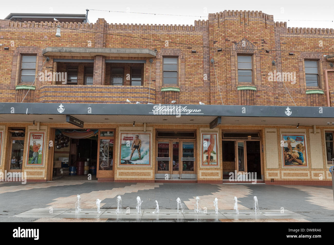 Steyne Hotel, Historic buildings, The Corso, Manly, Australia Stock
