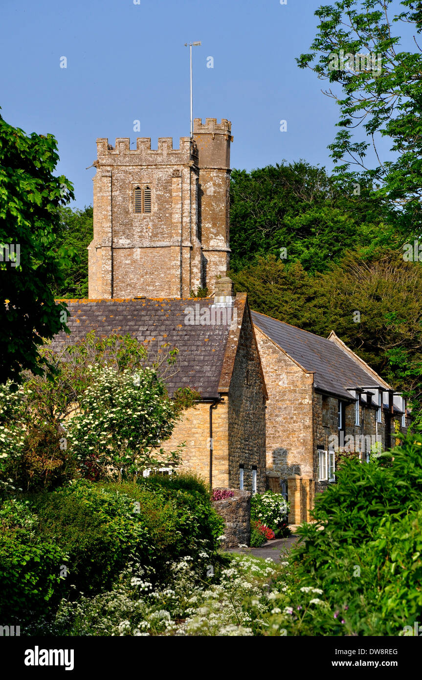 A view of Askerswell, a Dorset village UK Stock Photo