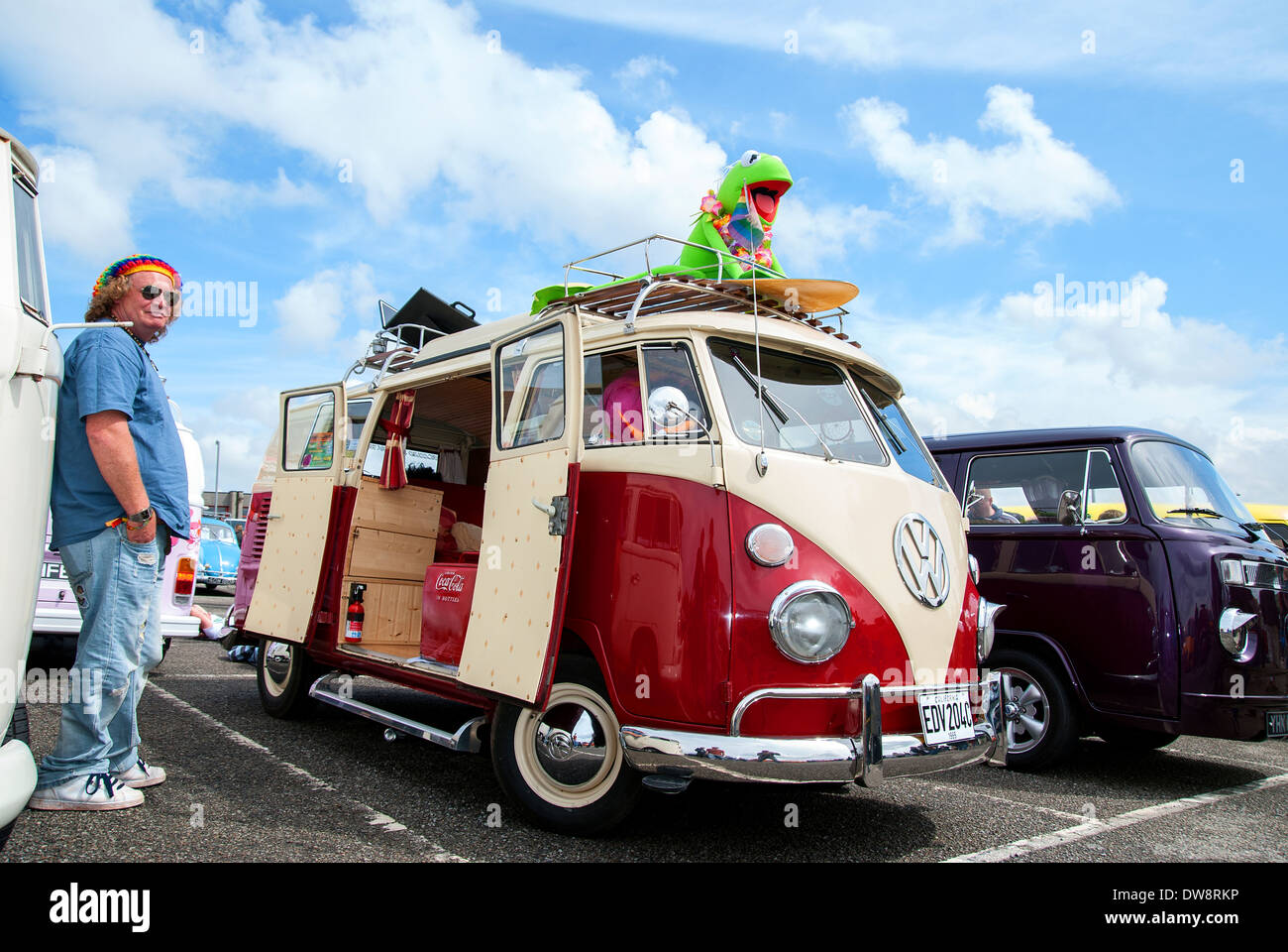 The " show and shine " at the " Run to the Sun " Volkswagen car rally