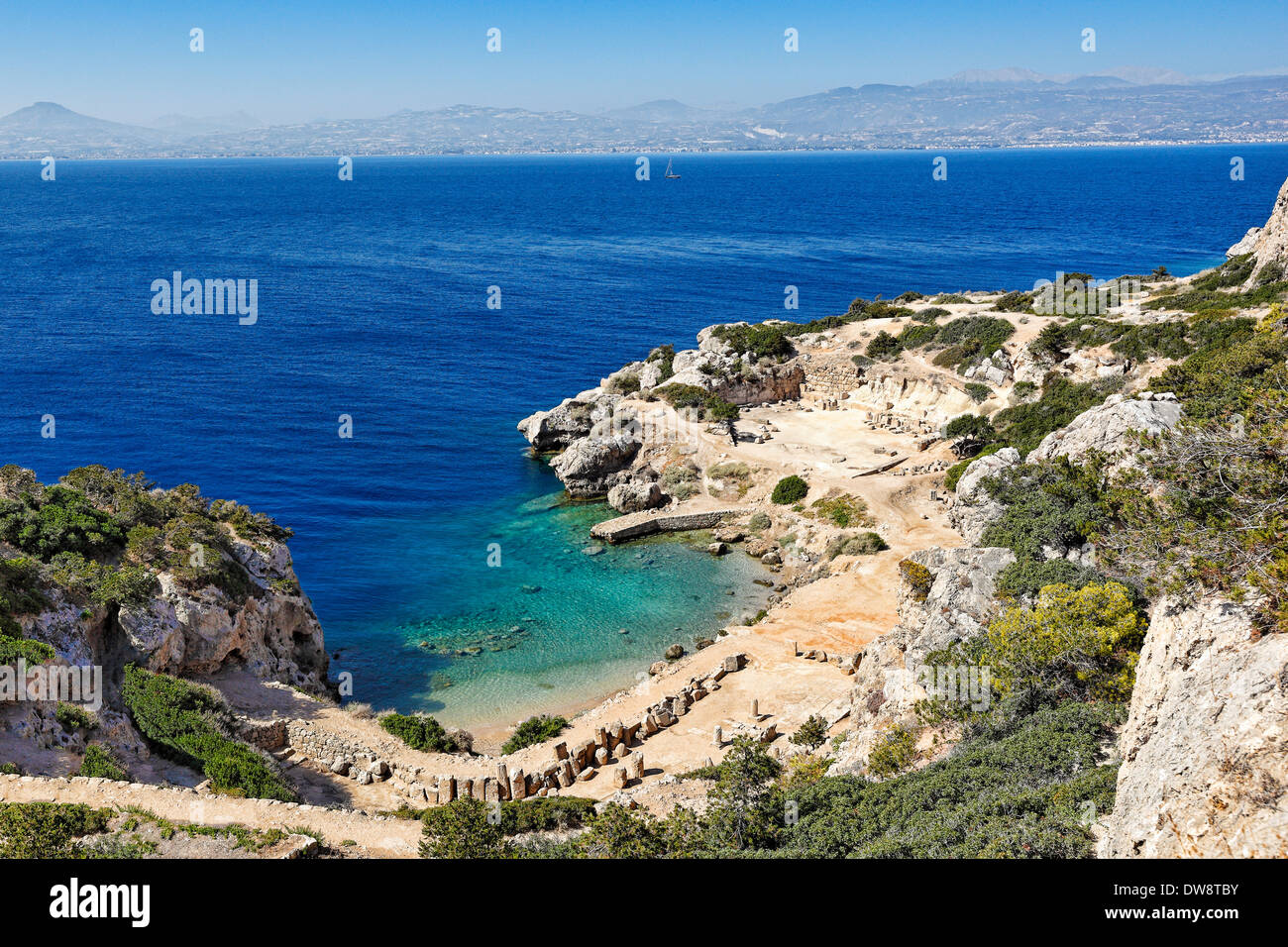 The Heraion of Perachora, Greece Stock Photo Alamy