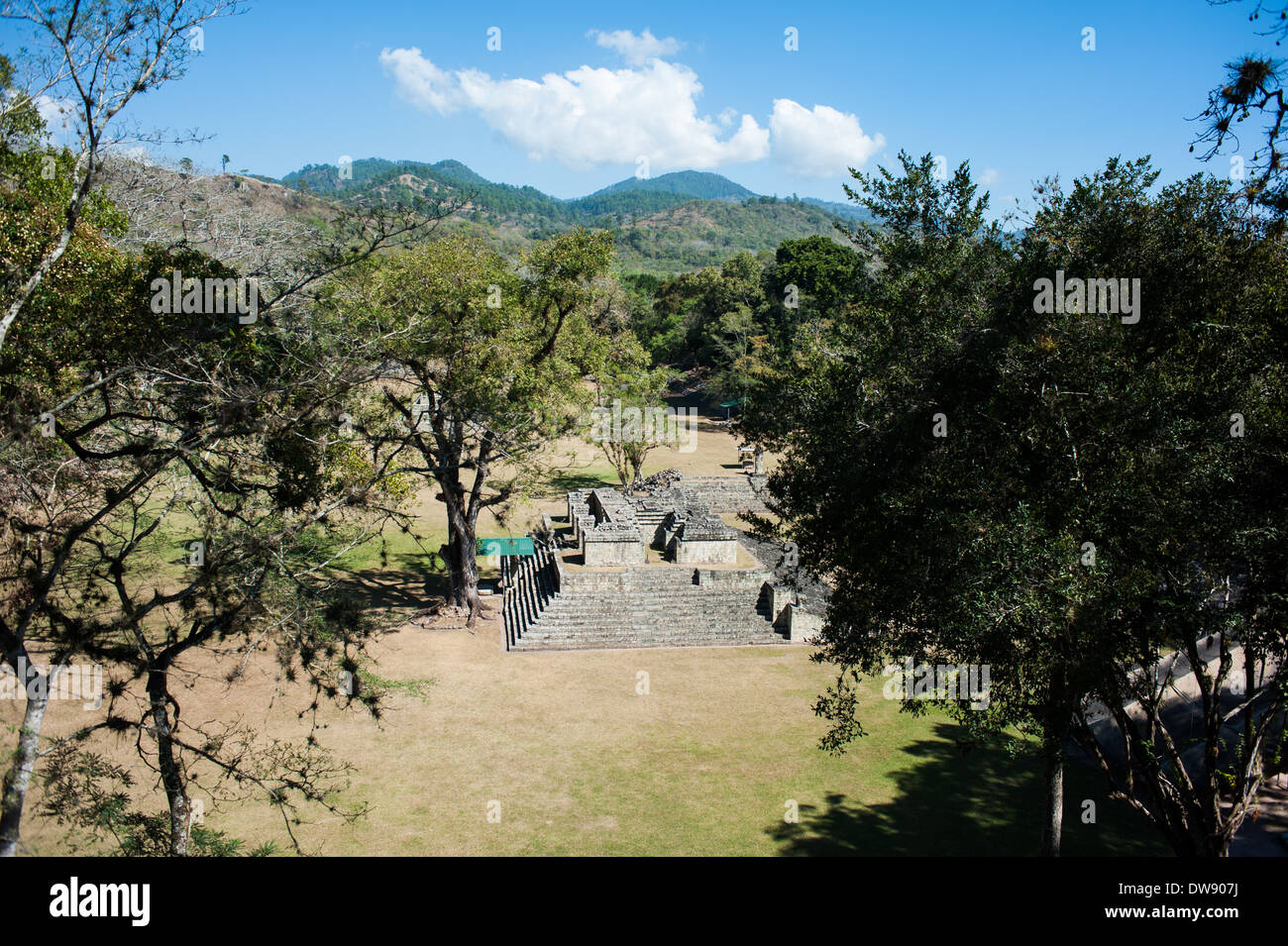 Ruinas de Copán archaeological park in Honduras Stock Photo